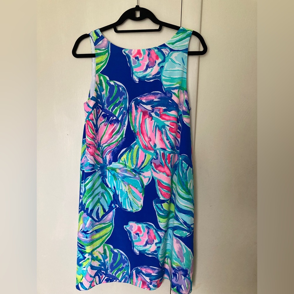 Lilly Pulitzer print silk shift dress